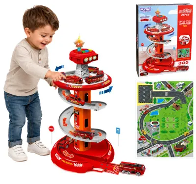 Zdjęcie produktu dla Woopie Spiral Track Garaż samochodowy 3 szt.