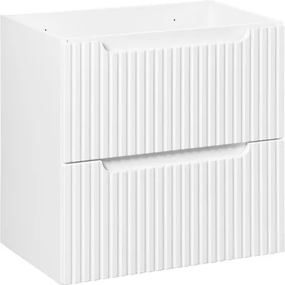 Produktbild von Waschtischunterschrank 60cm Riva mit 2 Schubladen, Weiß