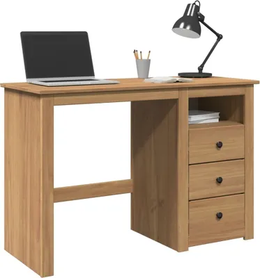 Produktbild von Möbel Schreibtisch PANAMA 112x45x75 cm Massivholz Kiefer - Schreibtische &53978