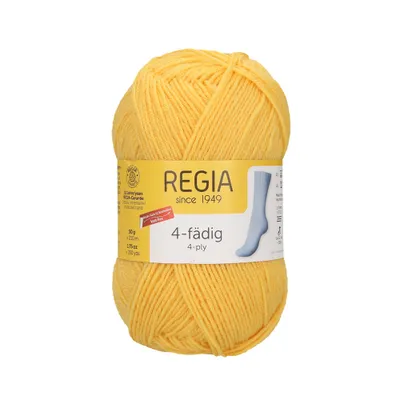 Produktbild von Schachenmayr REGIA 4-fädig Uni, 50g Yellow Handstrickgarne