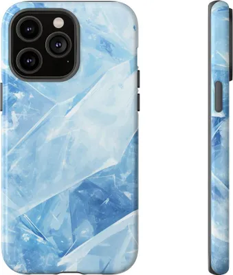 Produktbild von Blaues Eismuster – Hülle Kompatibel mit iPhone 14 Pro Max