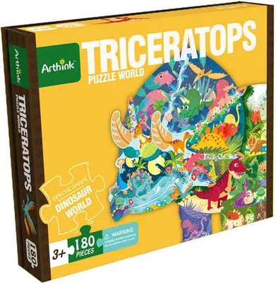 Produktbild von Lernpuzzle - TRICERATOPS DINOSAURIER - 180 Teile