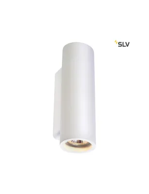 Produktbild von SLV 148060 PLASTRA Wandleuchte Gips rund 2xGU10