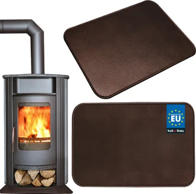 Produktbild von KOTARBAU® Ofen-Bodenblech 595x480 mm Bodenschutz für Feuerstellen Kupfer