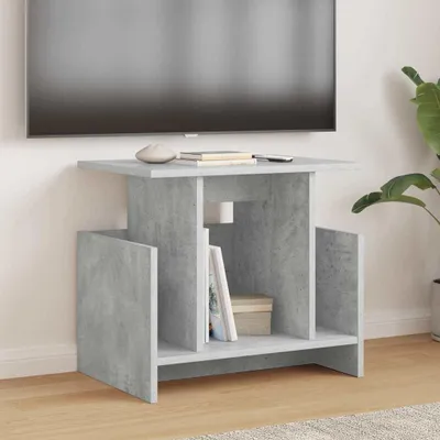Produktbild von "Schlussverkauf" TV-Ständer 2 Stück - WohnzimmerTV-Möbel/TV-Tisch - Beton Grau 50x35x45 cm Holzwerkstoff  C14443