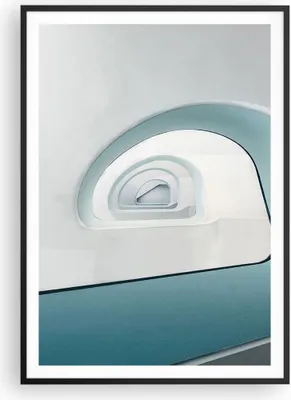 Produktbild von Gerahmtes Poster - Schwarzer Rahmen - Dreidimensional Modern Spirale - 70x100 cm - Wand Bild - Wanddeko - Wandbilder - Kunstposter - Wandposter - Bilderrahmen - Bilder - Kunstdruck - P2BPA70x100-4693