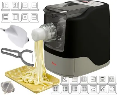 Produktbild von Nudelmaschine Pizza Pane 21 Matrizen - 260Watt - 0,72Kg Nudeln - für alle Mehlsorten, sogar GLUTENFREI