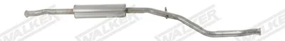 Produktbild von WALKER 23386 Mittelschalldämpfer Schalldämpfer passend für PEUGEOT 206 Schrägheck (2A/C) 206 Stufenheck