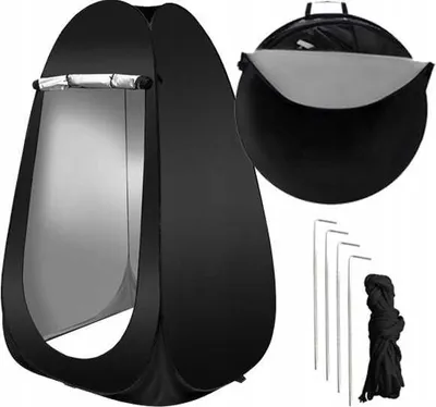 Image de Douche -Dressing - Tente Noir 23492
