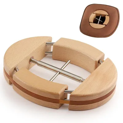 Image de Support en bois pour chapeaux, avec système de fixation à quatre côtés