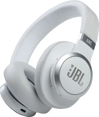 Produktbild von JBL LIVE 660 NC Kopfhörer Verkabelt & Kabellos Kopfband Musik Bluetooth Weiß