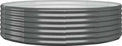 Obrázok produktu pre vidaXL Zvýšená posteľ Pozinkovaná oceľ 140x140x36 cm Antracit