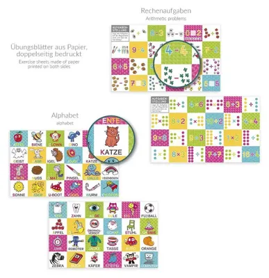 Produktbild von Trendhaus ABC CHAMPIONS Magnet-Lernbox Buchstaben & Zahlen 183-teilig