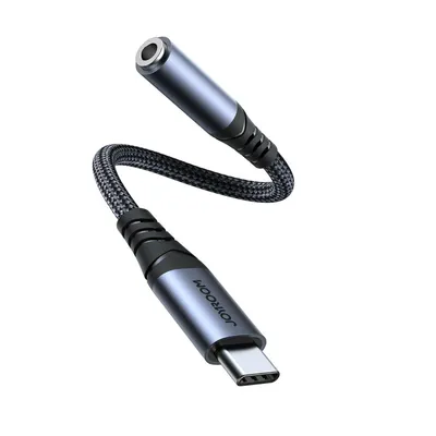 Produktbild von Joyroom Sy-C01 Usb-C Dac-Adapter Auf 3,5-Mm-Miniklinke - Schwarz