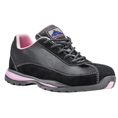 Image de Portwest FW39 Steelite Chaussures de sécurité pour femmes S1P HRO Noir/Rose T. 39