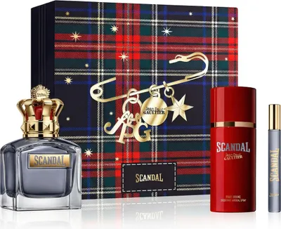 Obrázek produktu pro Jean Paul Gaultier Scandal Pour Homme EDT 100 ml + EDT MINI 10 ml + DEO ve spreji 150 ml M
