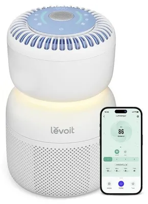 Produktbild von HEPA Luftreiniger mit 5 Sensoren für Räume bis 30㎡ Präzise Luftüberwachung Blau