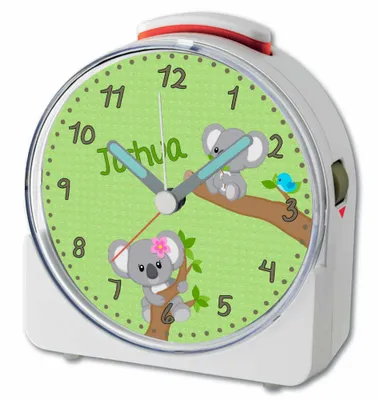 Produktbild von Kinder Wecker Motiv Koala Kinderwecker weiß