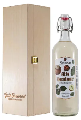 Produktbild von Raunikar Alte Haselnuss Nussbrand mit Geschenk-HK