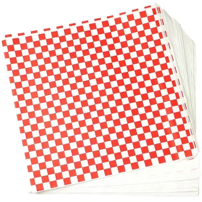 Produktbild von Käsepapier, Backpapier, Brotpapier, 100 Blatt, wasser- und ölabweisend, antihaftbeschichtet, 28 x 28 cm. Backpapier für Lebensmittel, Butter, Käse, Sandwiches, Hamburger, Pommes frites.