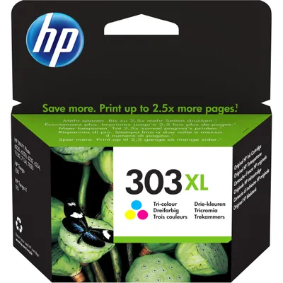 Obrázek produktu pro Inkoustová tisková hlava HP 303XL azurové/žluté/purpurové barvy