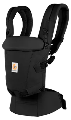 Produktbild von Ergobaby Adapt Babytrage Soft Touch Baumwolle - Onyx Black