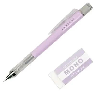Produktbild von Druckbleistift, Mono Graph 0,5 mm Pastell + Radiergummi – Tombow
