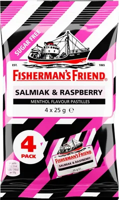 Produktbild von Fisherman´s Friend Salmiak & Raspberry 4x25g