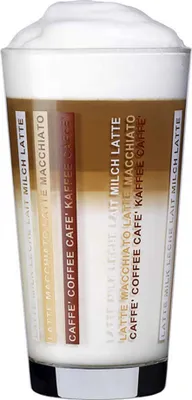 Produktbild von Sestriere Bibita Latte Macchiato Kaffeeglas 37cl - 12 Stück