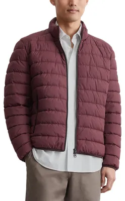 Produktbild von Marc O'Polo Herren Steppjacke mit Stehkragen leicht, Rot (Wine Berry), XXL