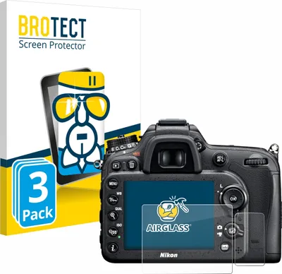 Produktbild von 3x BROTECT Schutzglas für Nikon D7100 Schutzfolie Panzer Folie Glas Display Schutz klar