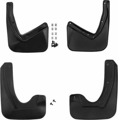 Image de Bavettes garde-boue pour Honda CR-V 2016-2021 ABS Noir 4x