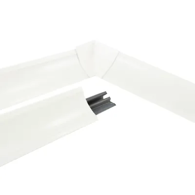 Image de Plinthe de cuisine Plinthe de finition 1,5 m 23 mm Plan de travail Plinthe de cuisine Blanc brillant