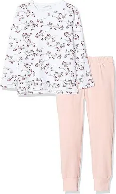 Produktbild von Name it Pyjama Schlafanzug Mädchen Blumen rosa Gr. 104