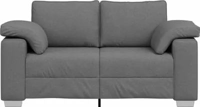 Obrázok produktu pre vidaXL Dvojmiestna pohovka, tmavošedá, 160 cm, látková