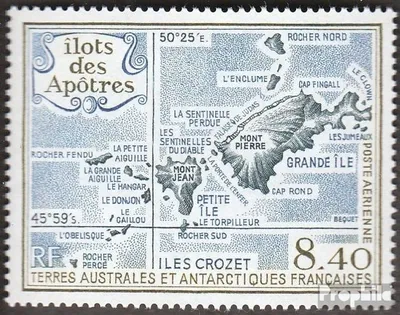 Produktbild von Briefmarken Französ. Gebiete Antarktis 1989 Mi 244 (kompl.Ausg.) postfrisch Die Apostelinseln