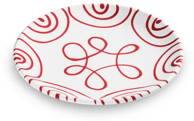 Immagine prodotto di Gmundner Vetroceramica Rosso Fiammato, Piatto da dessert Coppa (Ø 20 cm)
