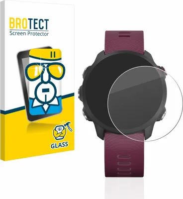 Produktbild von BROTECT Schutzglas für Garmin Forerunner 245 / 245 Music / 45 Displayschutz 9H Glas klar transparent