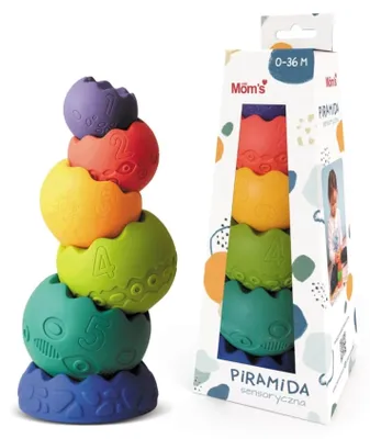 Obrázek produktu pro Mom's Care Měkká Senzorická pyramida 0m+ ZA4489