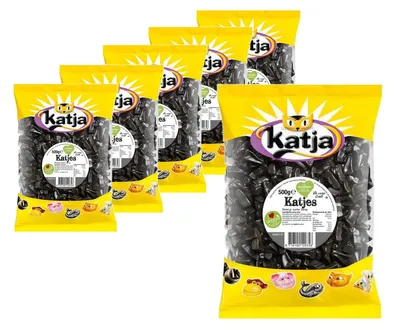 Produktbild von Vorteilsverpackung Candy - 6 Beutel Katja Katjeslicorice á 500 Gramm