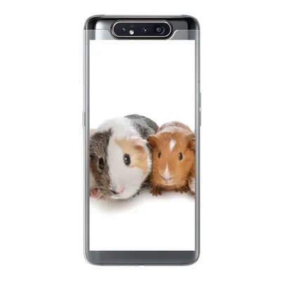 Produktbild von MuchoWow® Handyhülle Schutzhülle Hülle für Samsung Galaxy A80 Fünf Meerschweinchen Silikon Softcase Handy Hülle - Schutzdeckel