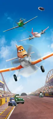 Obrázek produktu pro Disney plakát Cars modrý, oranžový a hnědý – 600761 – 90 x 202 cm