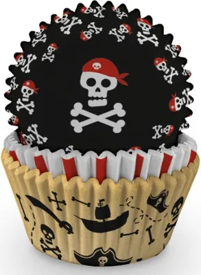 Produktbild von 75 Piraten Crew Muffinformen