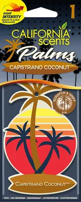 Produktbild von California Scents Lufterfrischer Palm 4er Packung Geruchsorte Capistrano Coconut 4 Duftpalmen Air Fresheners CPA016-4EU 149844