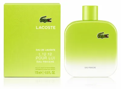 Produktbild von Lacoste L.12.12 Eau Fraiche Pour Lui, Männer, 175 ml, Nicht nachfüllbare Flasche, Spray, ALCOHOL DENAT, AQUA/WATER/EAU, PARFUM/ FRAGRANCE, LIMONENE, ETHYLHEXYL, METHOXYCINNAMATE,...