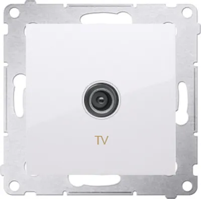 Immagine prodotto di Presa antenna TV inserto bianco Simon 54 Contatto Premium Simon DAK1.01/11