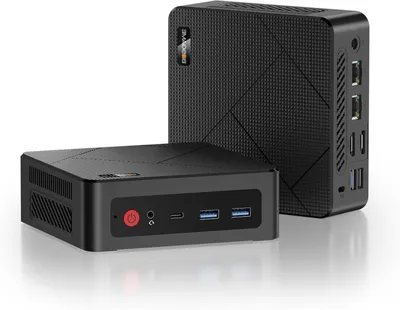 Image de Mini PC - Mini ordinateur - PC compact - Ordinateur de bureau professionnel - AMD Ryzen 5 3550H - 16 Go de RAM DDR4 et 512 Go de SSD