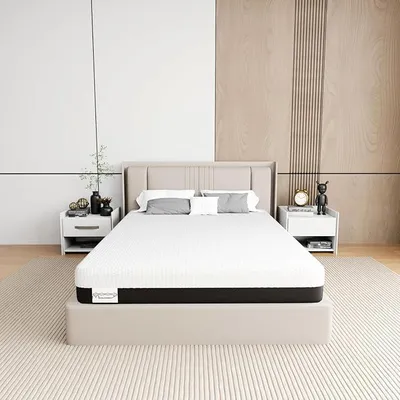 Imagen del producto de Colchón de espuma viscoelástica | 140x200 cm, 20 cm de grosor, firmeza H2 y H3 | 7 zonas