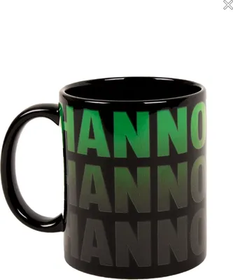 Produktbild von Hannover 96 Tasse Schwarz Grün mit Schriftzug ca. 0,3 l spülmaschinenfest mikrowellengeeignet