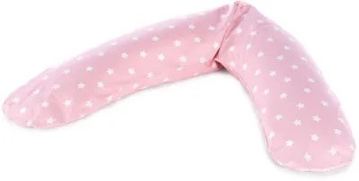 Produktbild von Theraline Komfort Stillkissen inkl. Bezug Farbe Big Stars Rosa